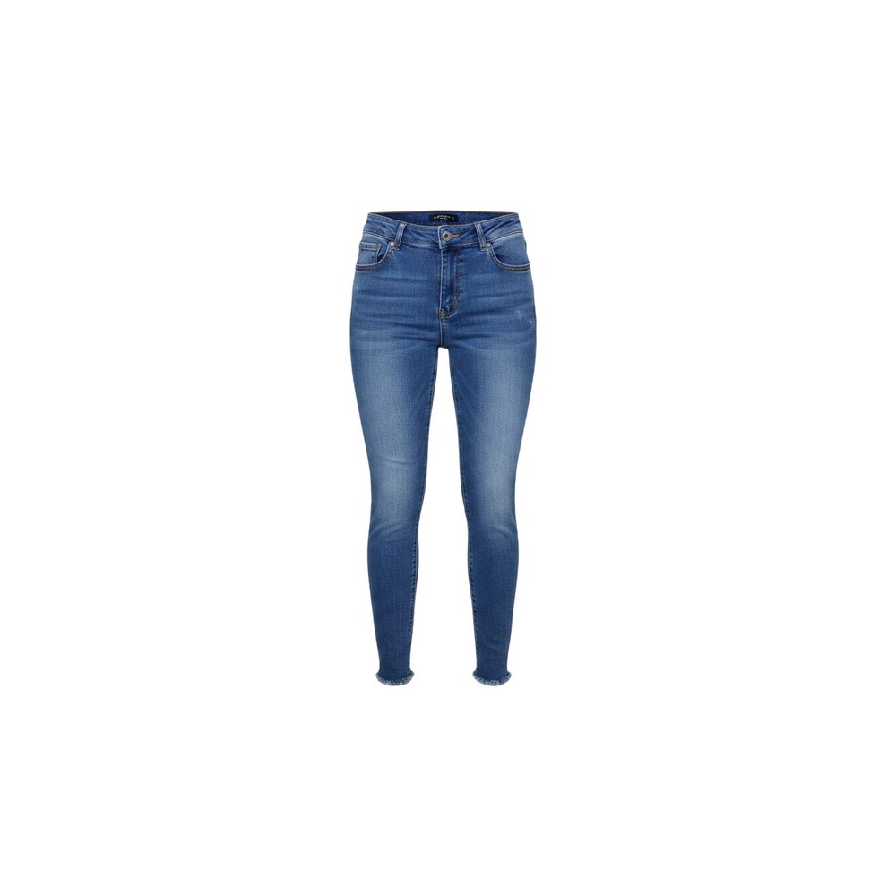 S.O.N.G. Skinny Ankle Jeans Womens 13/31 Blue Excellent High Rise Frayed Hem